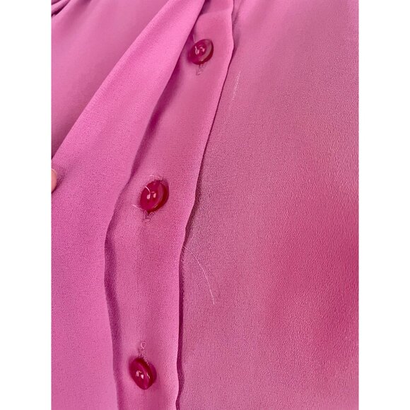 Vintage Blouse by Josephine in Mauve Pink size M L retro 1980s women long sleeve - Picture 9 of 9
